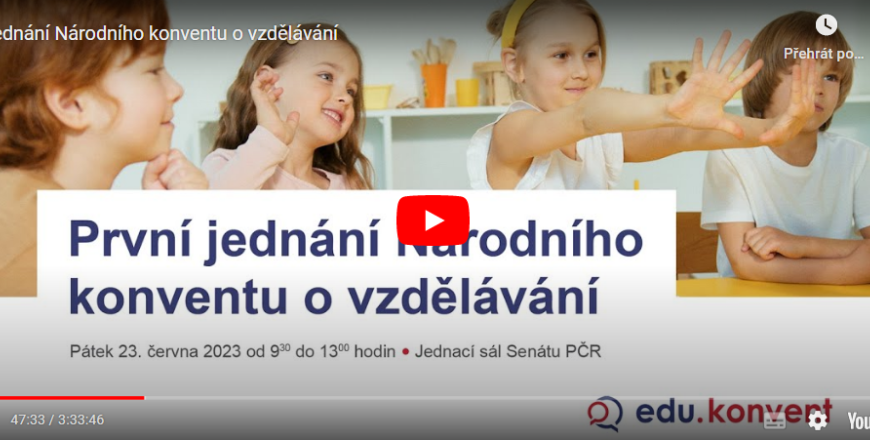 Národní konvent o vzdělávání. Nová příležitost k široké diskuzi mj. i o rozvoji kariérového poradenství.